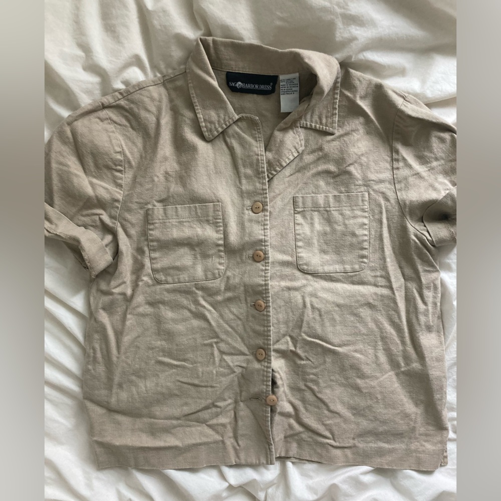Vintage Sag Harbor Button Down Top